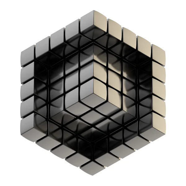 Abstract background as cube structure — Stock Photo, Image