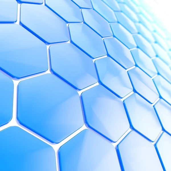 Abstrakt hexagon form bakgrund — Stockfoto