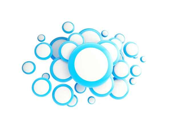 Copyspace Cloud-Technologie Emblem — Stockfoto