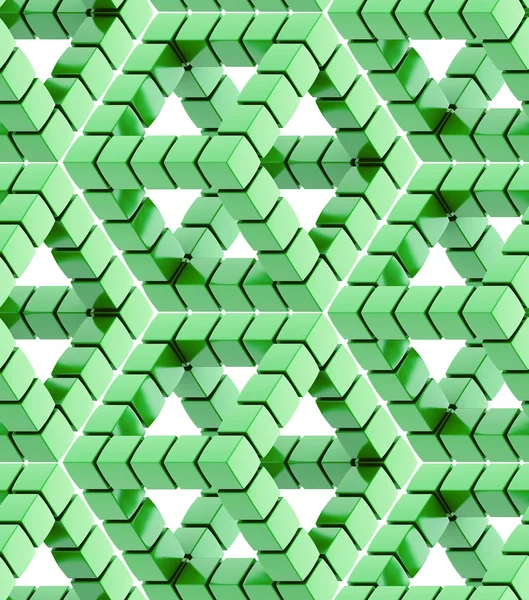 Nahtlose Hexagon-Würfel-Hintergrundtextur — Stockfoto