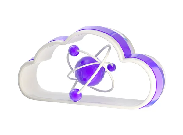 Vetenskap och moln teknik-ikonen — Stockfoto