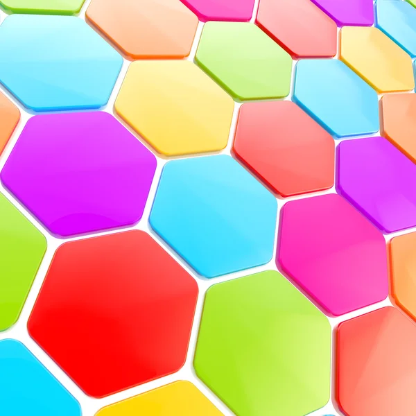 Abstrakt hexagon form bakgrund — Stockfoto