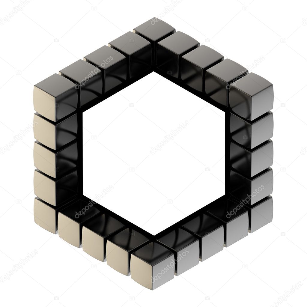 Abstract background as cube structure