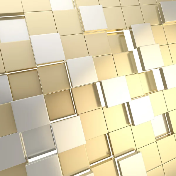 Abstract cube background techno wallpaper — Stock Photo, Image