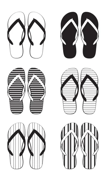 Collection Flip flop — Image vectorielle
