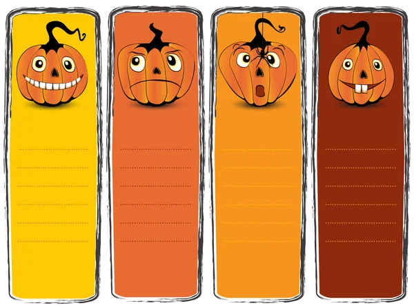 Kolekce halloween bannerů — Stockový vektor