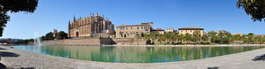 Mallorca Cathedral Panorama clipart