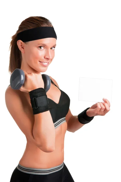 Working Out and Promoting — Stock Photo, Image