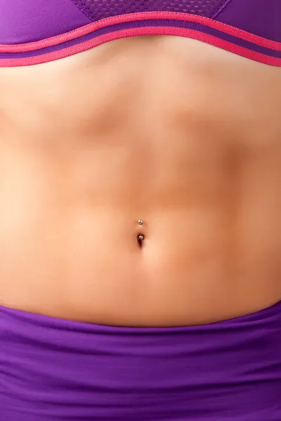 Woman's Abs — Stock Photo, Image