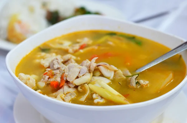 Würzige Suppe — Stockfoto
