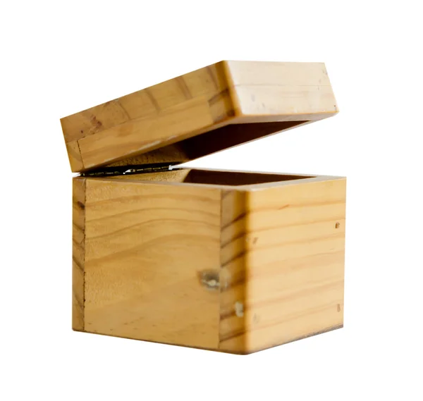 Dřevěná krabice — Stock fotografie