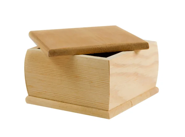 Boîte en bois simple — Photo