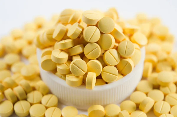 Medicina amarilla — Foto de Stock