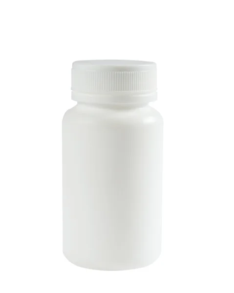 Λευκό πλαστικό μπουκάλι — Φωτογραφία Αρχείου