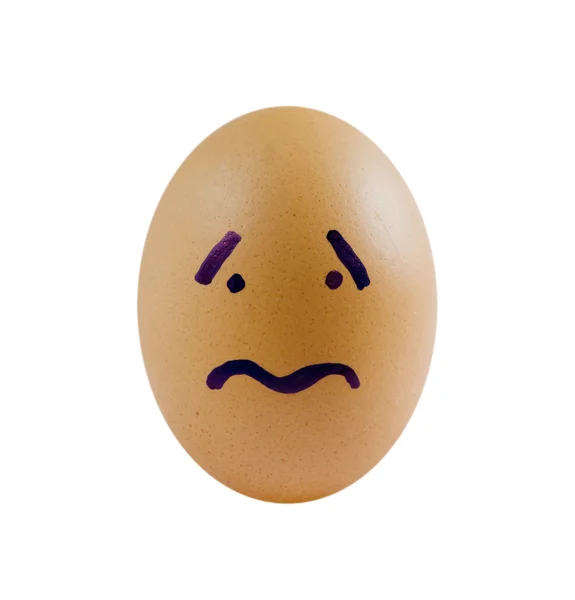 Sad eggs — Stock Photo, Image
