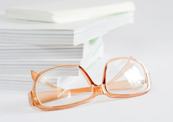 Коричневые очки — стоковое фото