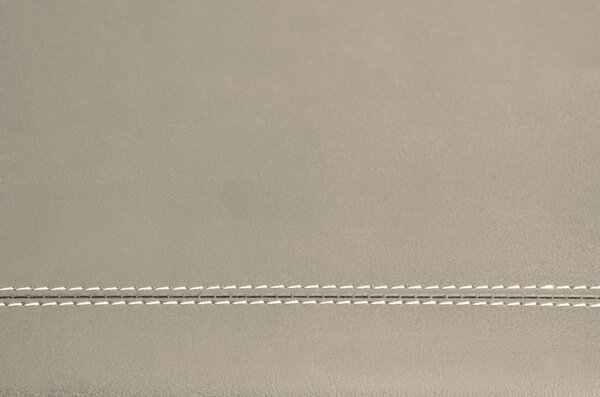 Beige leather