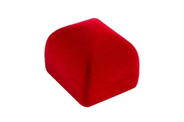 Red jewelry box — Stock Photo, Image