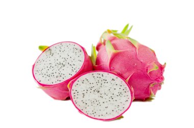 Dragon fruit and half clipart