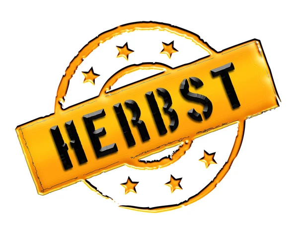 Штамп - HERBST — стоковое фото