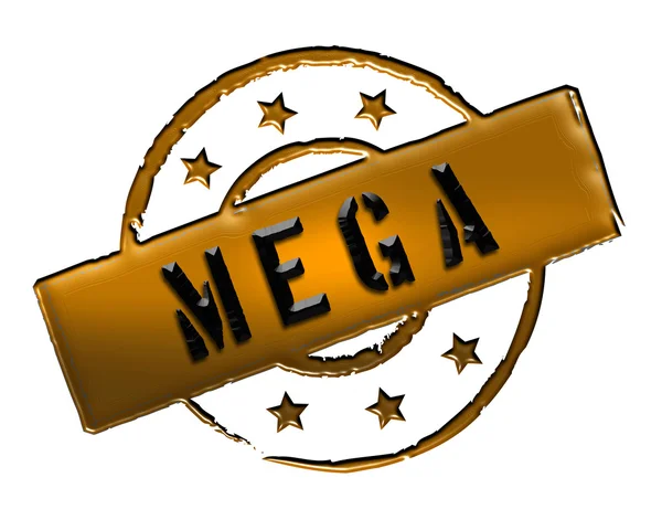 Stamp - MEGA — Stock Photo, Image