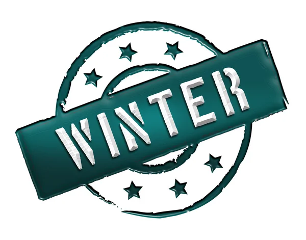 stock image Stamp - WINTER