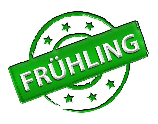 Bélyegző - Fruehling — Stock Fotó