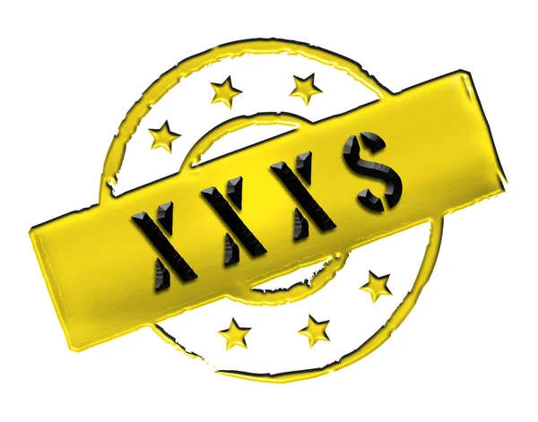Штамп - XXXS — стоковое фото