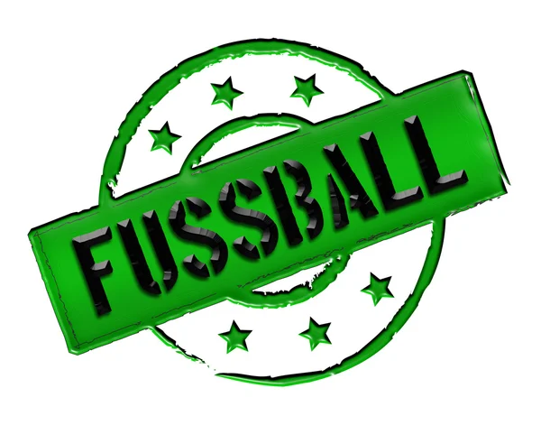 Stämpel - fussball — Stockfoto