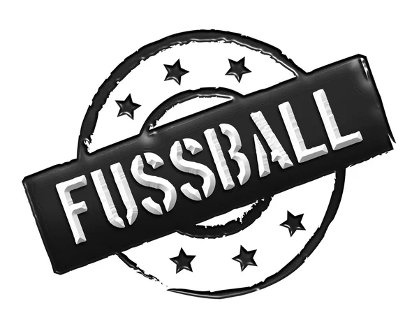 Stamp - FUSSBALL — Stock Photo, Image