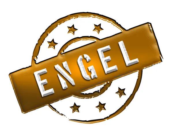 Stamp - ENGEL — Stock Photo, Image
