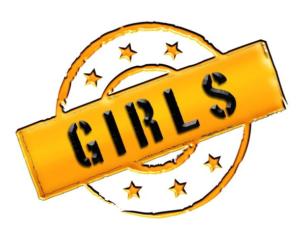 Stamp - Girls — Stock Photo, Image