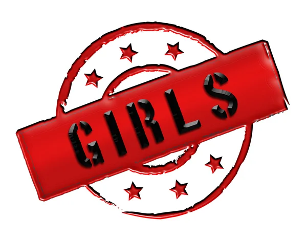 Σφραγίδα - κορίτσια — Φωτογραφία Αρχείου