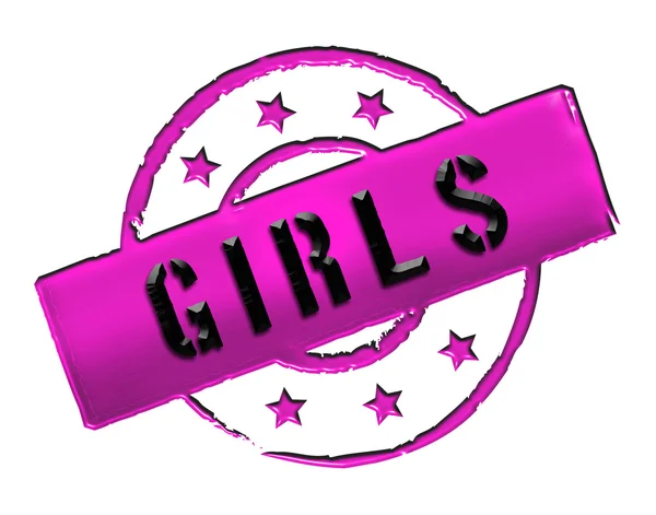 Stamp - Girls — Stock Photo, Image