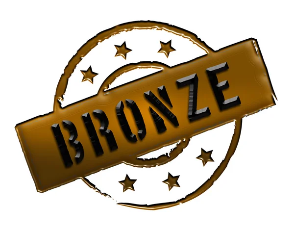 Marke - Bronze — Stockfoto