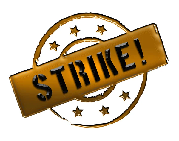 Razítko - stávka — Stock fotografie