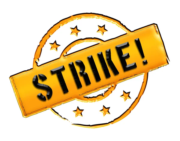 Razítko - stávka — Stock fotografie