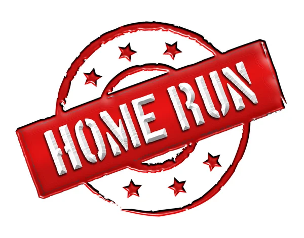 Stock image Stamp - HOME RUN