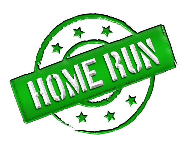 stock image Stamp - HOME RUN