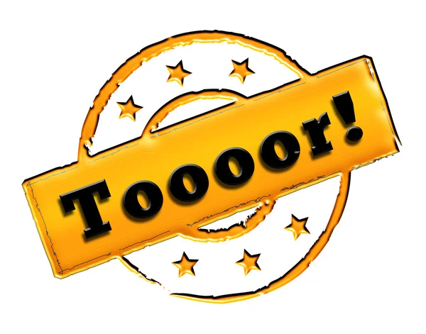Stamp - Toooor! — Stock Photo, Image