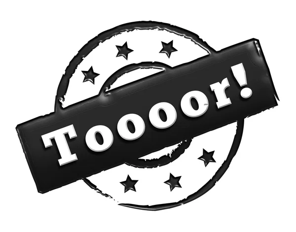 Stamp - Toooor! — Stockfoto