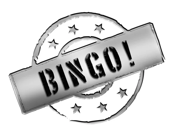 Razítko - bingo! — Stock fotografie