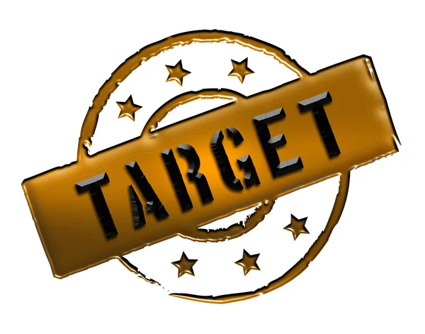 Stamp - TARGET — Stock Photo, Image