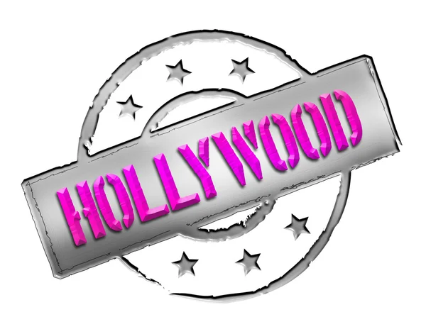 Stamp - HOLLYWOOD — Stock Photo, Image