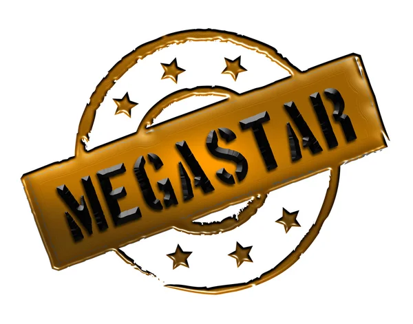 Briefmarke - Megastar — Stockfoto