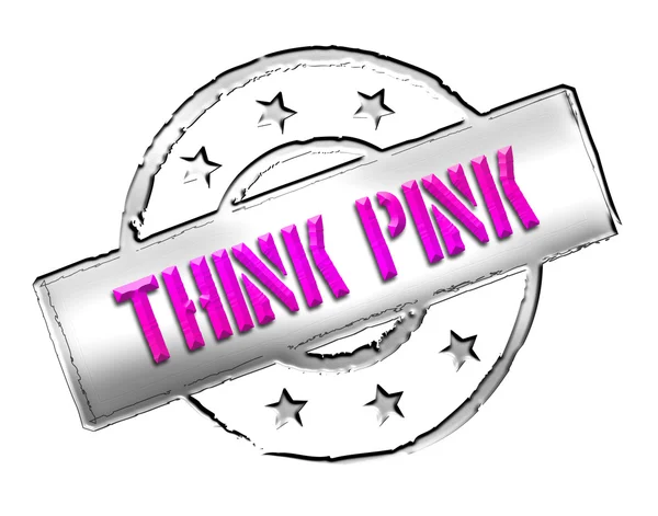 Stamp - THINK PINK — Stock Photo, Image
