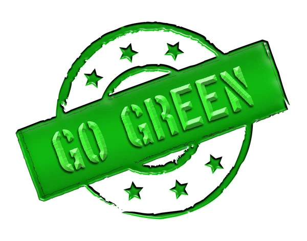 Timbro - GO GREEN — Foto Stock