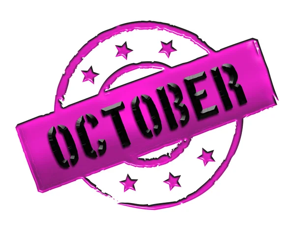 Stamp - oktober — Stockfoto