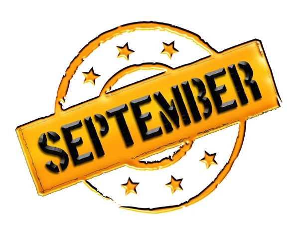 Briefmarke - September — Stockfoto