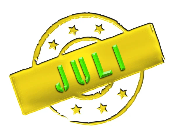 Stamp - JULI — Stockfoto